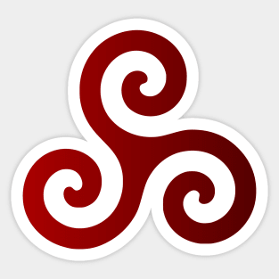 Triskelion Celtic Symbol Sticker